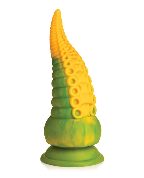 Xr LLC Dildos Creature Cocks Monstropus 20 Vibrating Tentacle Silicone Dildo YellowGreen