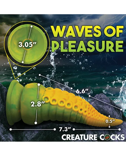 Xr LLC Dildos Creature Cocks Monstropus 20 Vibrating Tentacle Silicone Dildo YellowGreen