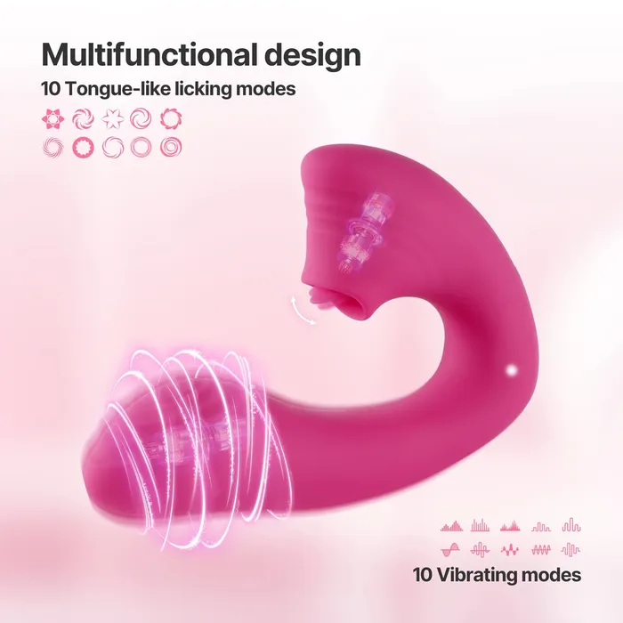 Candyhub Female Sex Toys Dena Tongue Licking Vibrator
