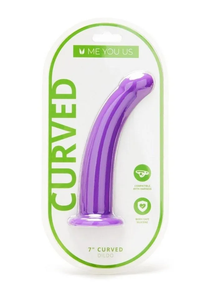 Dildos Me You Us ME YOU US Curved Silicone Dildo