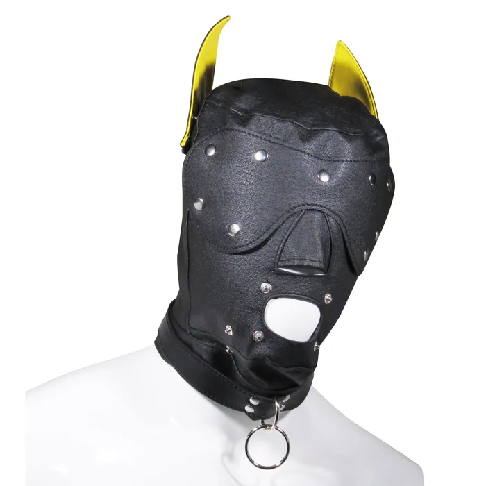 Couples Castle Megastore Fetish Pleasure Play Yellow Dog Hood Couples Castle Megastore Fetish Pleasure Play Yellow Dog Hood