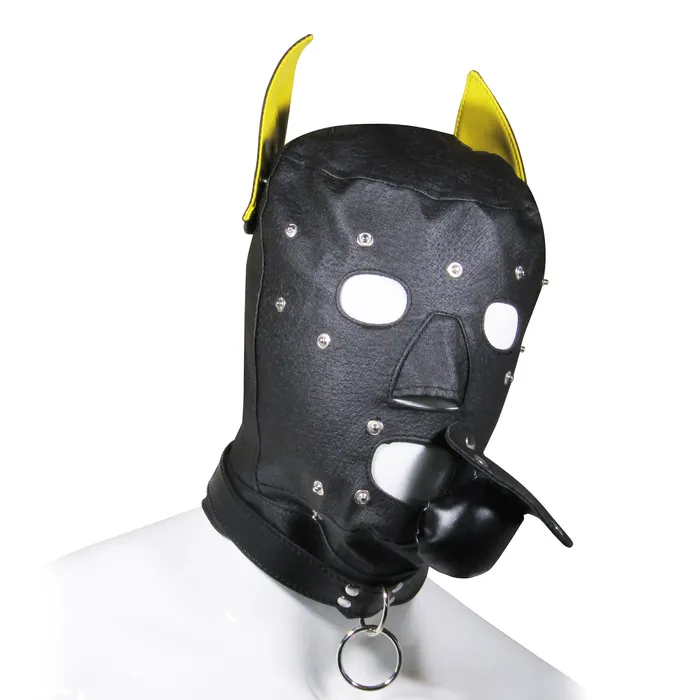 Couples Castle Megastore Fetish Pleasure Play Yellow Dog Hood Couples Castle Megastore Fetish Pleasure Play Yellow Dog Hood