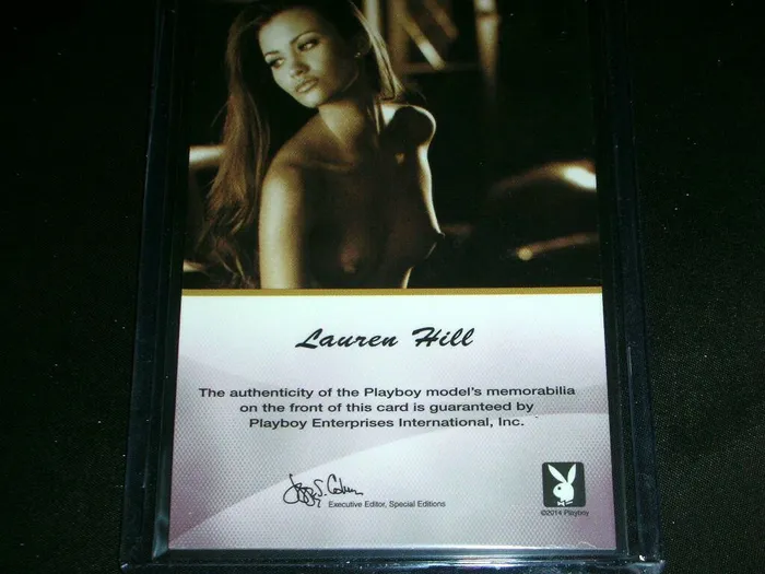 HefsCards Playboy Centerfold Update 3 Lauren Hill Memorabilia Card Vibrators
