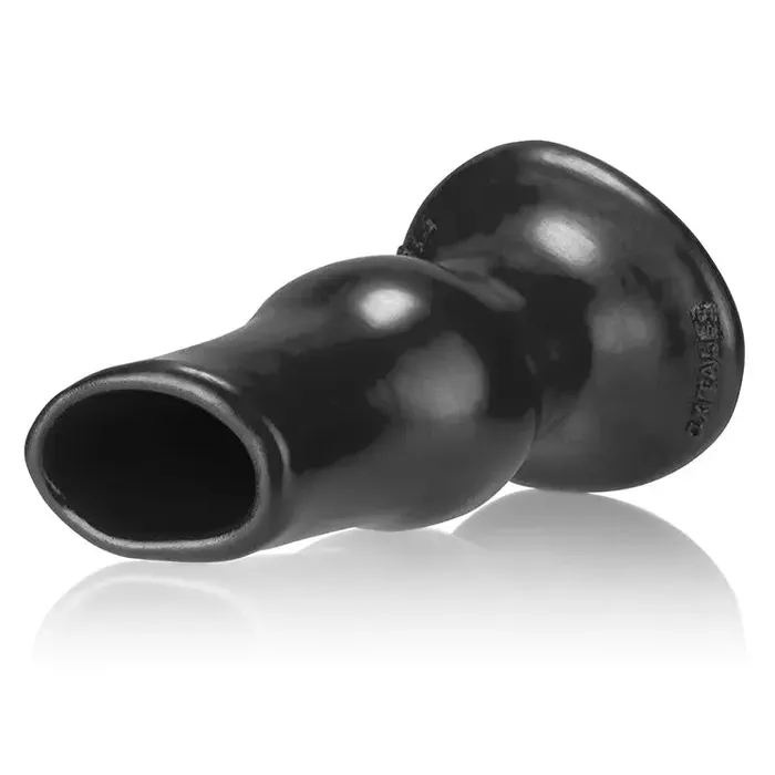 Anal PIGHOLE DEEP1 hollow plug BLACK SMALL OXBALLS