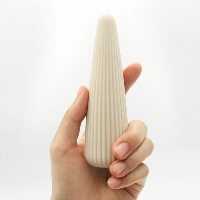 Anal Silicone Vibrating Dildo Butt Plug Ice Cream Anal Dildo Vibrator Sex Toys for Women Men Domlust