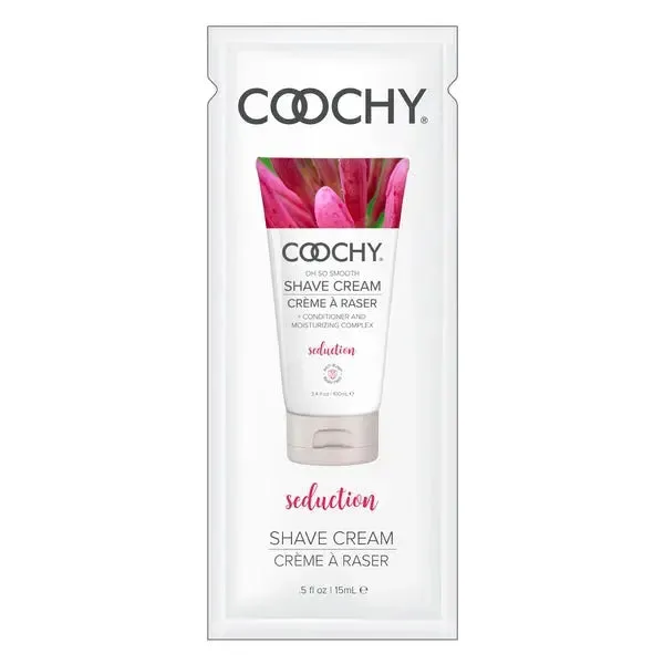 Coochy Vibrators Shave Cream Seduction 5oz 15mL Foil