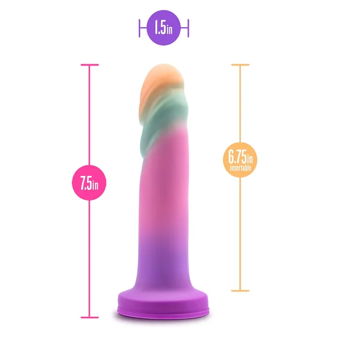 Female Sex Toys Blush Avant Realistic Dildo Sunrise Gaze Sherbet