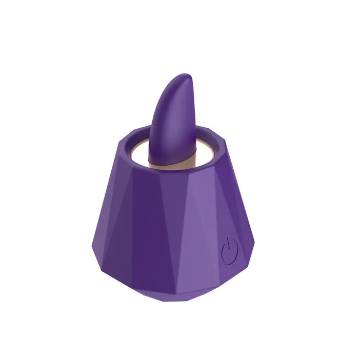 Female Sex Toys Domlust Tongue Licking Clit Vibrator Diamond Nipple Clamp Stimulator Female Sex Toy