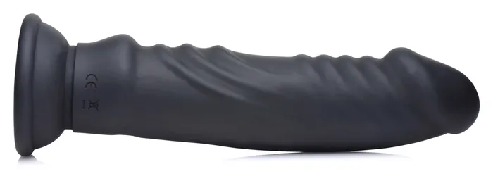 Female Sex Toys XR Brands Zeus Electrosex EStim and Vibrating Dildo With Remote Black