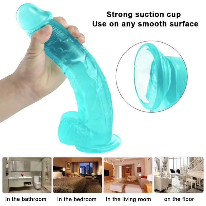 12 inch green huge thick dildo Dildos