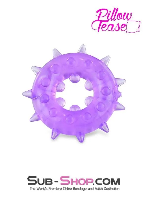 2325M Purple Pleasure Thick Cock Ring Moonwell Male Sex Toys