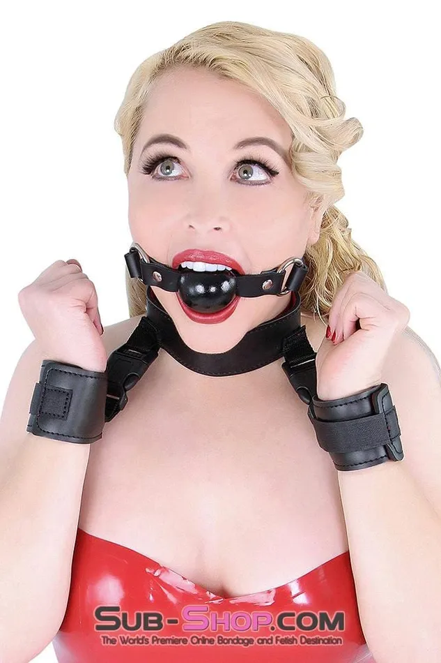 7257DL Padded Connected Collar to Wrist Cuff Set MEGA Deal Idea Couples
