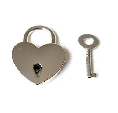 9735K Under Lock Key Chrome Heart Padlock MEGA Deal SubShop Bondage and Fetish Superstore Dildos