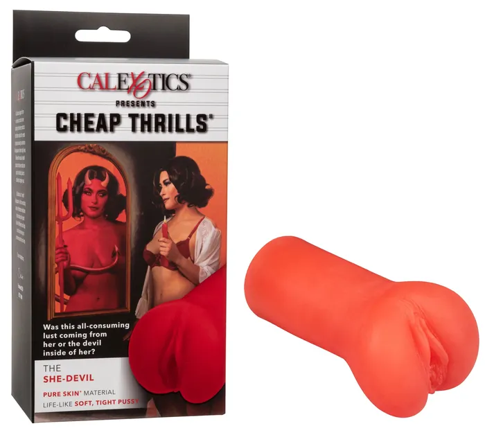 CalExotics Vibrators Cheap Thrills the She Devil Red CalExotics Vibrators Cheap Thrills the She Devil Red