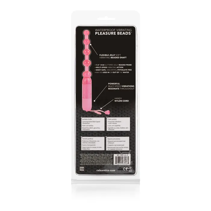 Female Sex Toys Calexotics Glittery Beaded Vibrating Wand for Magical Playtime Adventures