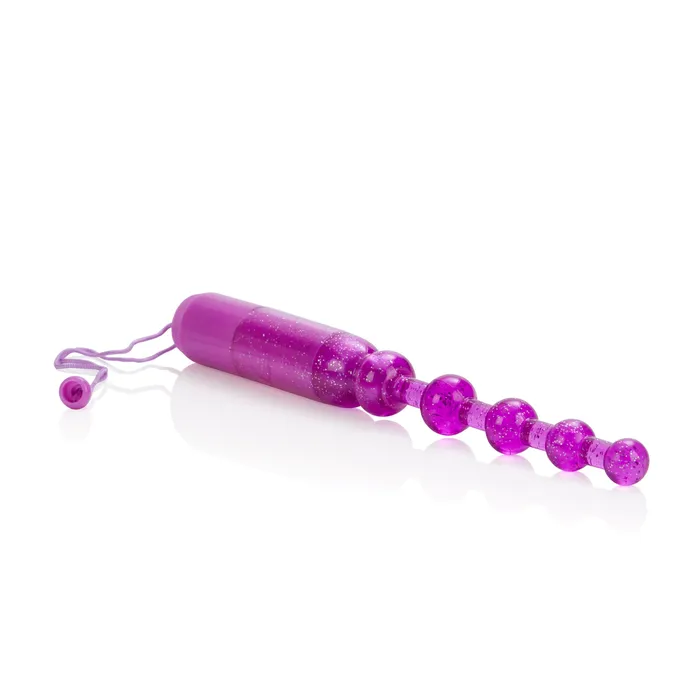 Female Sex Toys Calexotics Glittery Beaded Vibrating Wand for Magical Playtime Adventures