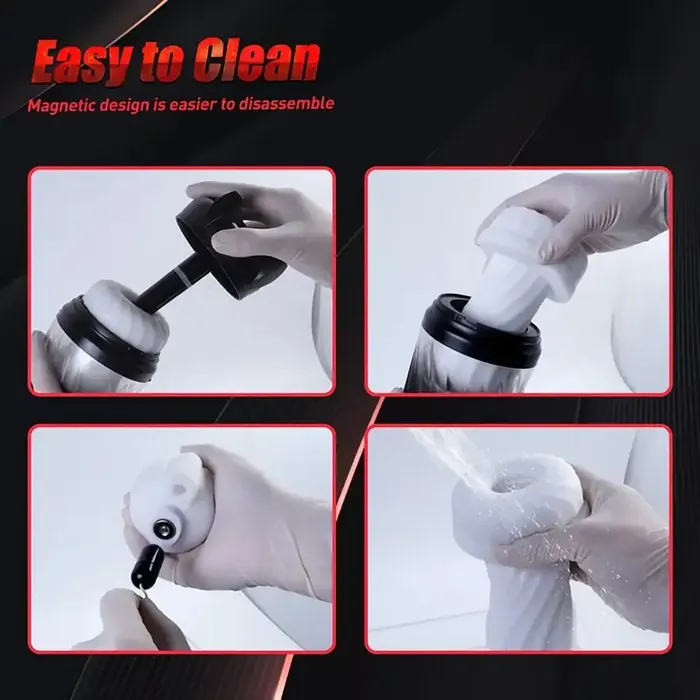 Male Sex Toys Steelcan 3 in 1 Thrusting Vibrating Automatic Male Masturbator Weadultshop
