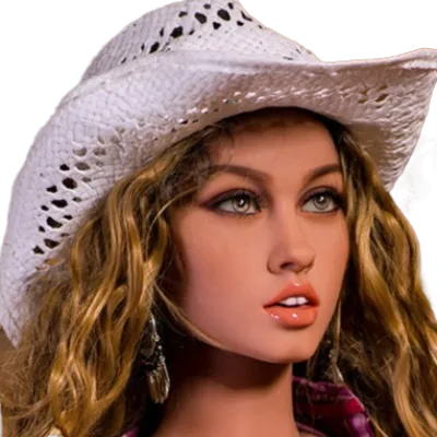 Male Sex Toys WM Doll Head H028 Mysterious Sex Doll Head with Curly Hair 373