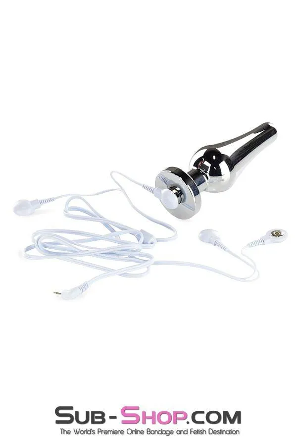 Moonwell Anal 9796MSIS Sissy Submissive ElectroStim Classic Tapered Steel Butt Plug