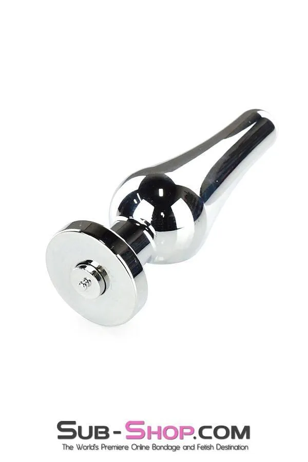 Moonwell Anal 9796MSIS Sissy Submissive ElectroStim Classic Tapered Steel Butt Plug