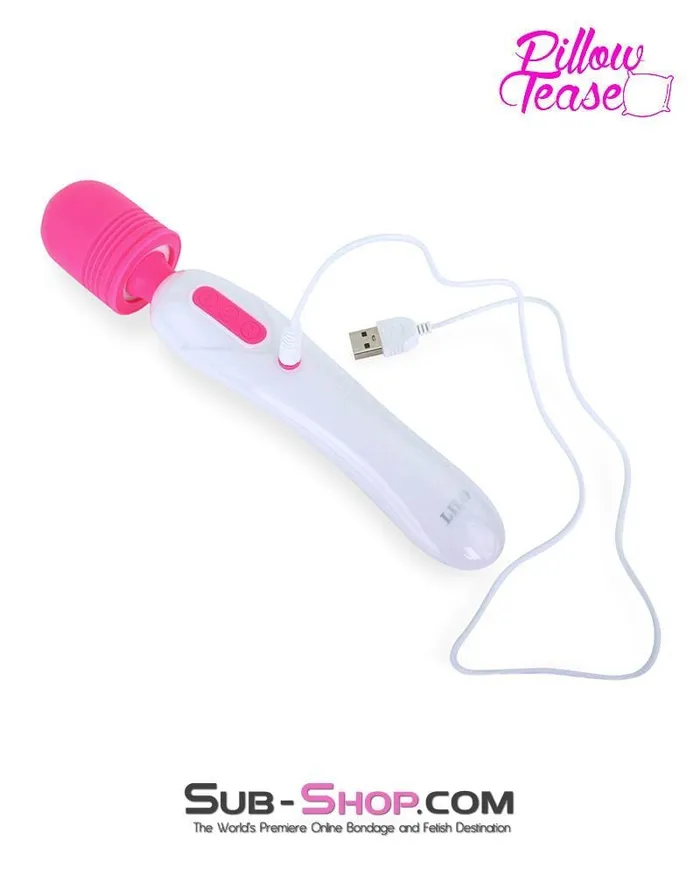 Moonwell Female Sex Toys 7163M bBOGOb Dual Motor 10 Function USB Rechargeable Wand Vibrator