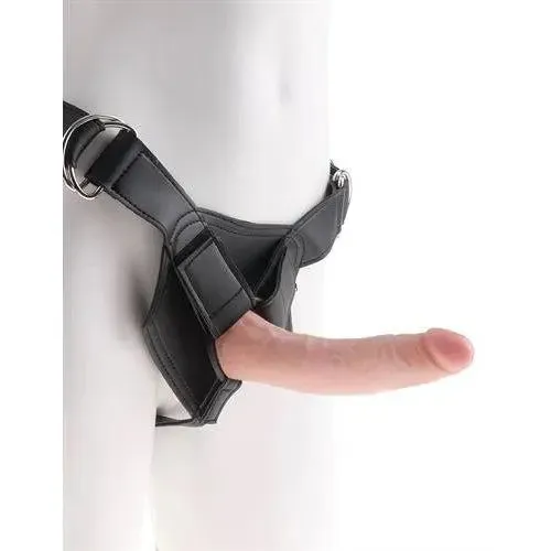 Pipedream Female Sex Toys King Cock Strap on Harness With 7 Inch Cock Flesh