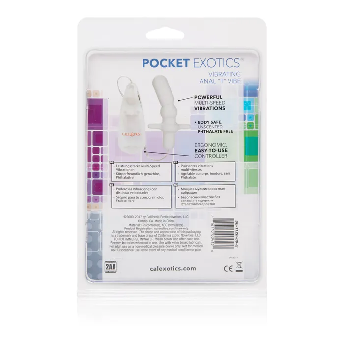 PocketSized Anal Vibe Feel the Buzz with Comfort and Ease Calexotics Male Sex Toys