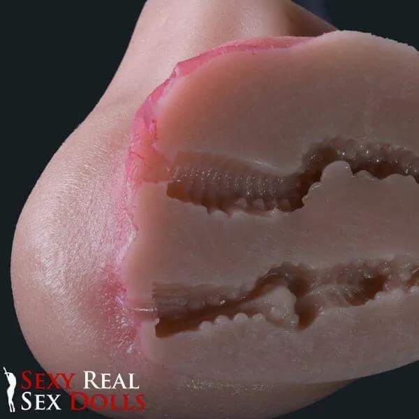 6Ye Dolls Male Sex Toys 13cm 51 Double Holes Huge Ass Masturbator Model LY0006
