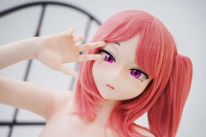 Irokebijin Doll Akane148cm4ft8 Irokebijin Hyper Soft Silicone Anime Sex Doll Pink Girl EVO Skeleton Move Flexible Male Sex Toys
