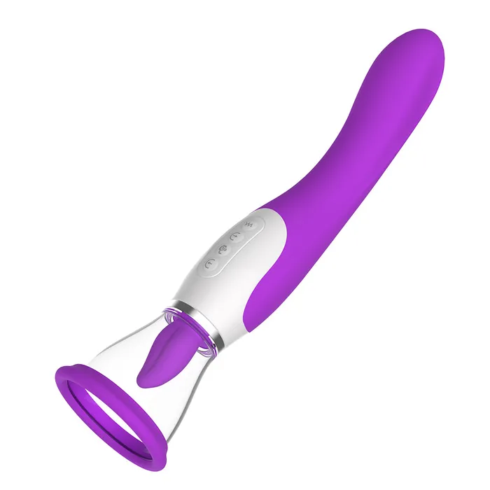 Lurevibe Male Sex Toys Lurevibe Hard Rock Vibrating Rod Female Masturbator Vibrating Av Bead Rotating Rod Automatic Heating Sucking Tongue Licker Pluggable Device